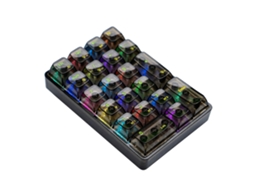 Teclado Numérico Mecânico Compatível Com Bluetooth, Teclado Numérico Transparente De 21 Teclas Para Contabilidade, Teclado Para Jogos Everley891