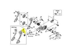 Shimano Xt M786 Sgs 10S Exterior Pulley Carrier