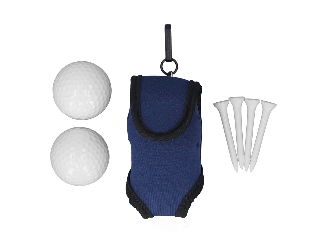 Bolsa de Cintura para Golfe com Depósito de Bolas e Portatees S/MARCA