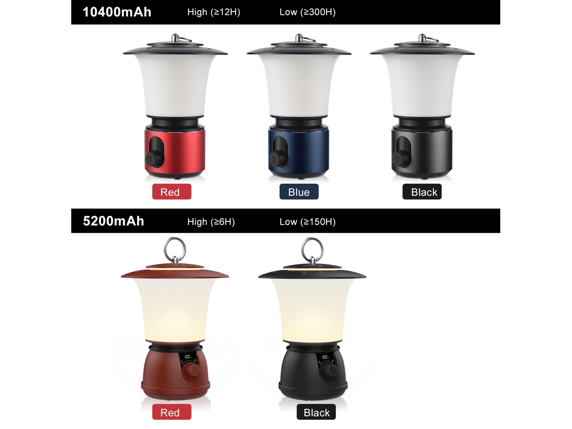 Lanterna de Acampamento Led Recarregável Usb Portátil