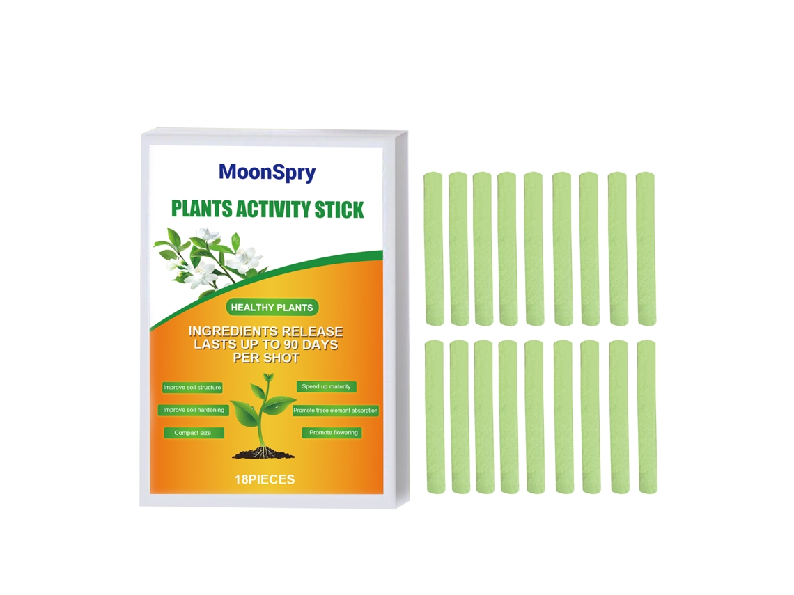 Palito Nutrição Liberação Lenta Moonspry Plantas Vasos