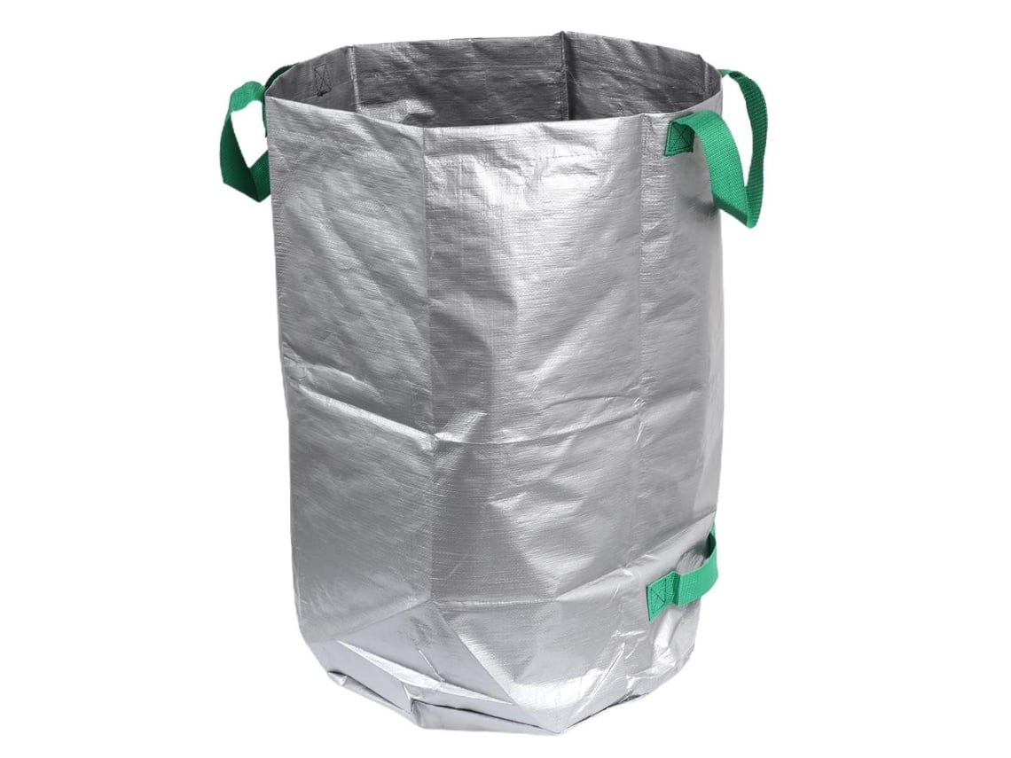 Sacos de lixo reutilizáveis para jardim Slowmoose Heavy Duty, lata de lixo portátil e dobrável para gramado e folhas.