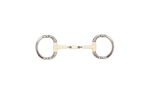 Bocado de cavalo de contorno duplo articulado + rolo SOYO Happy mouth
