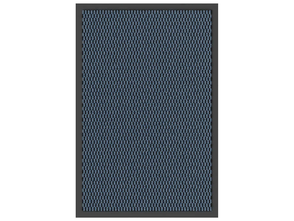 Vidaxl Tapete De Porta 40x60 Cm Azul