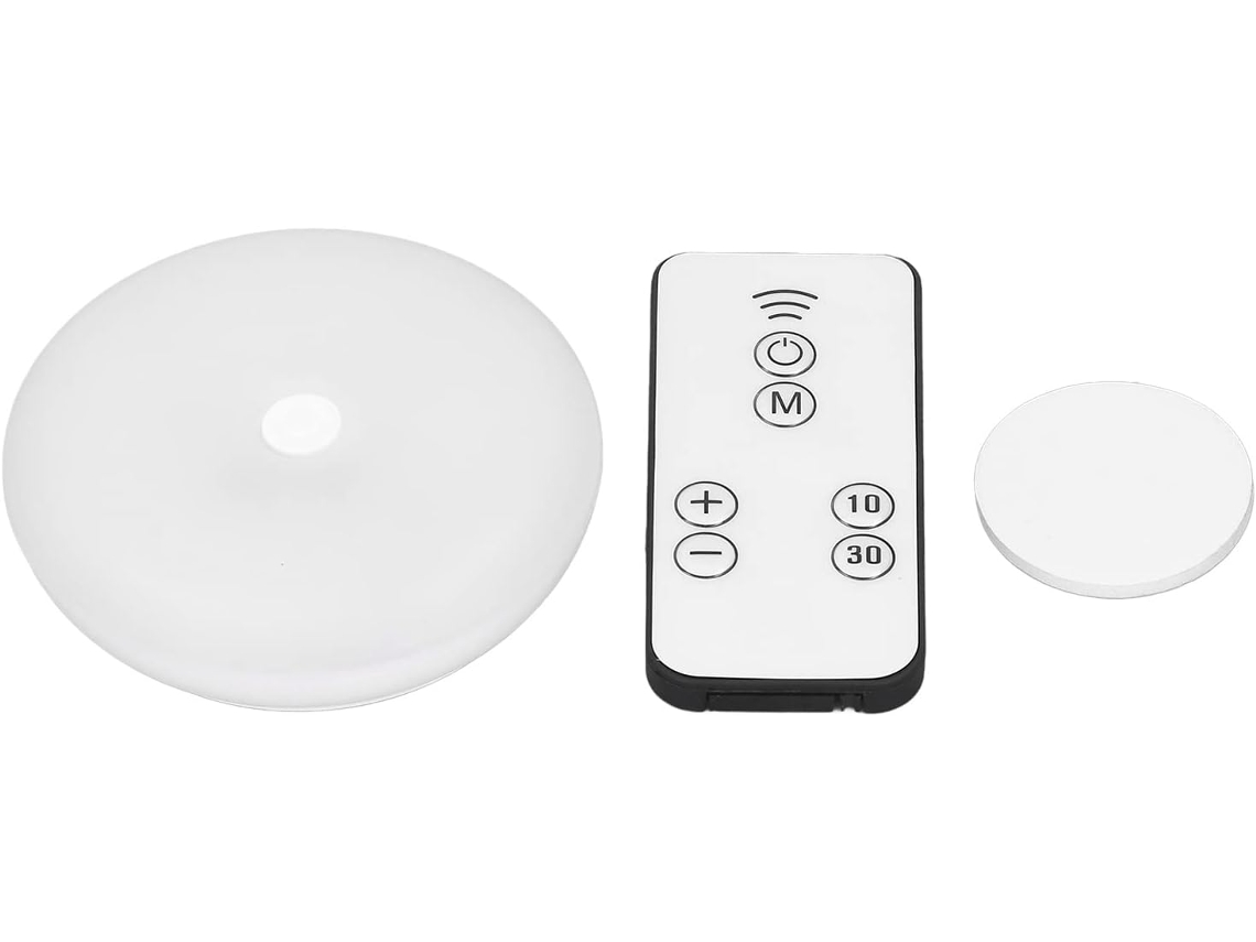 Luminária De Parede Led 3w, Luz Suave E Quente, Redonda, Com 18 Leds,