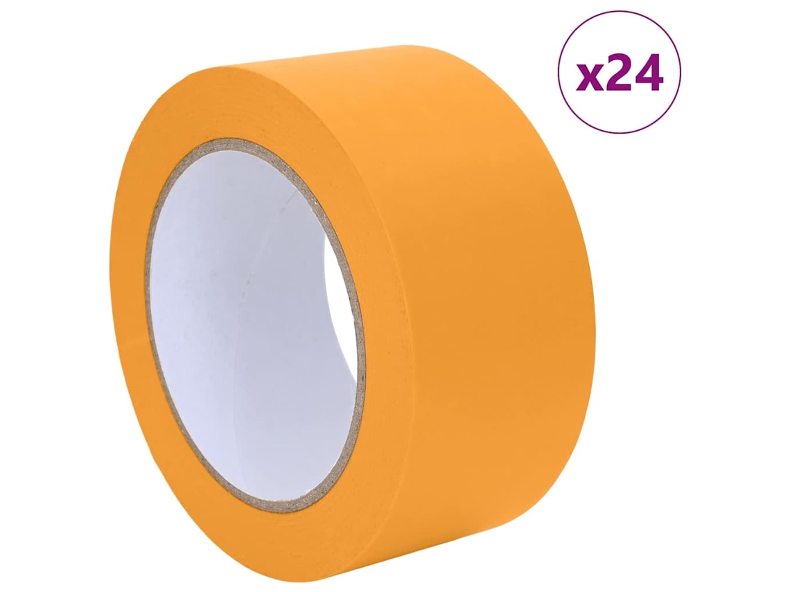 Conjunto 24 Fitas De Máscara Para Pintura Vidaxl Amarelo Papel