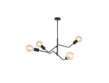 Candeeiro de Teto Frix Aço Preto 66X53X66 Cm EPIKASA