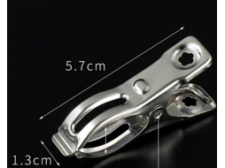 Grampo inox 6cm 30 unidades AQUAFORGE