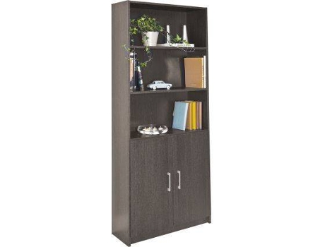 Estante  Berlin 8004 Wengue (203 x 82 x 31 cm  - Aglomerado, Melamina)