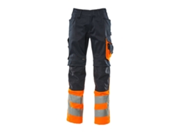 Calças Grandes Com Bolsos Para Joelheiras Safe Supreme 15679 Laranja 48 / 35 MASCOT
