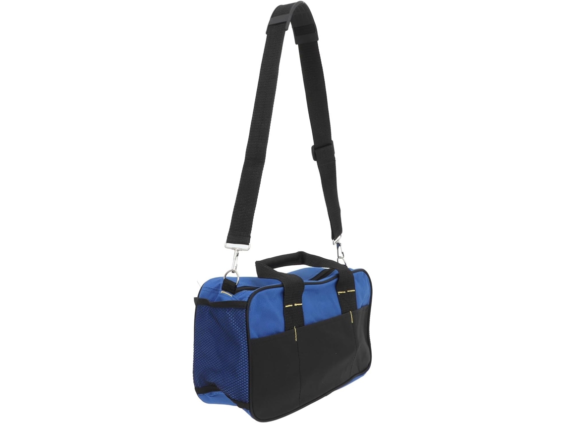 Bolsa transversal de lona Inoomp para ferramentas elétricas, com grande capacidade e design multifuncional, adequada para