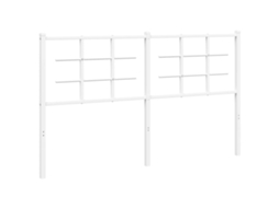 Cabeceira de cama VIDAXL metal branco (150 cm)