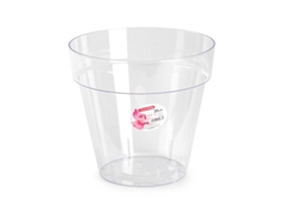 Maceta transparente plastico 20 cm