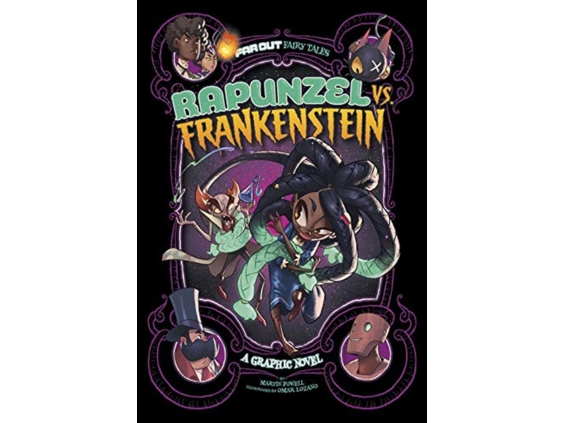 Livro rapunzel vs. frankenstein de martin powell (inglês)