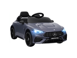 Carrinho Elétrico Infantil Mercedes 12v Controle Remoto Led Cinza