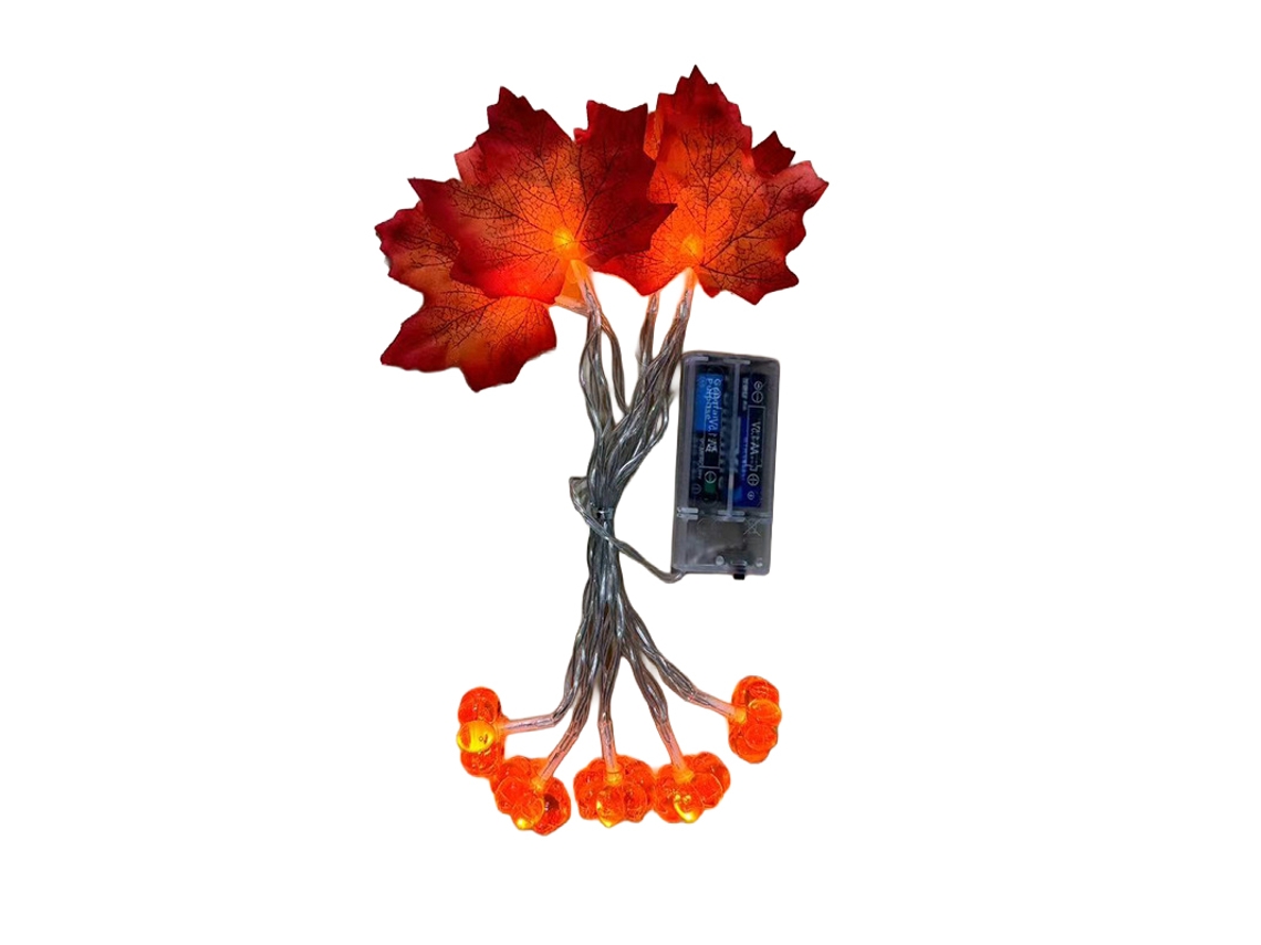 Laxiscreed Luzes De Halloween Com Olhos, Caveiras E Abóboras, 3m, 20 Leds Com Bateria