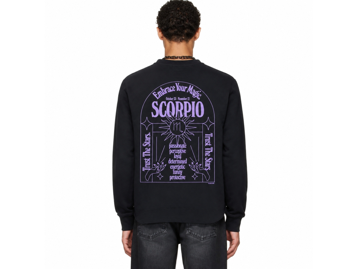 Rockinstone Embrace Your Magic. - Scorpio Sweatshirtdouble-sided Print Unique Designer Style