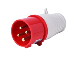 Conjunto De 10 Tomadas/plugues Industriais 16a 380-415v 4 Pinos Ip44 À Prova D'água Bem-014