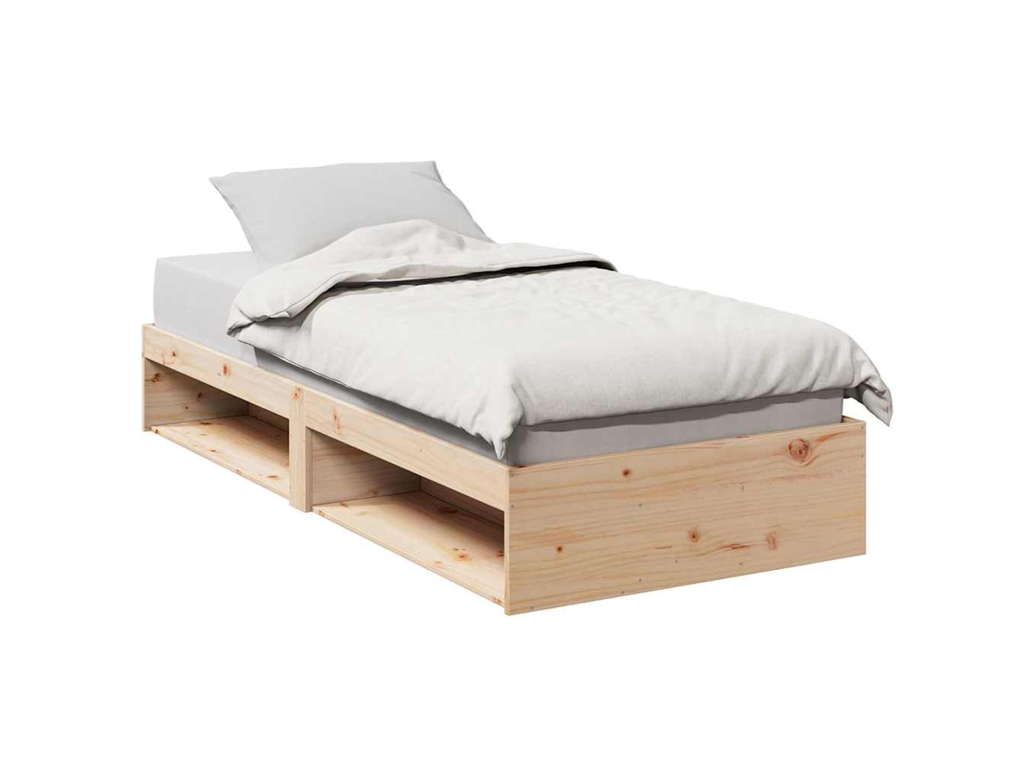 Vidaxl Espreguiçadeira Sem Colchão 75x190 Cm Pinho De Madeira Maciça