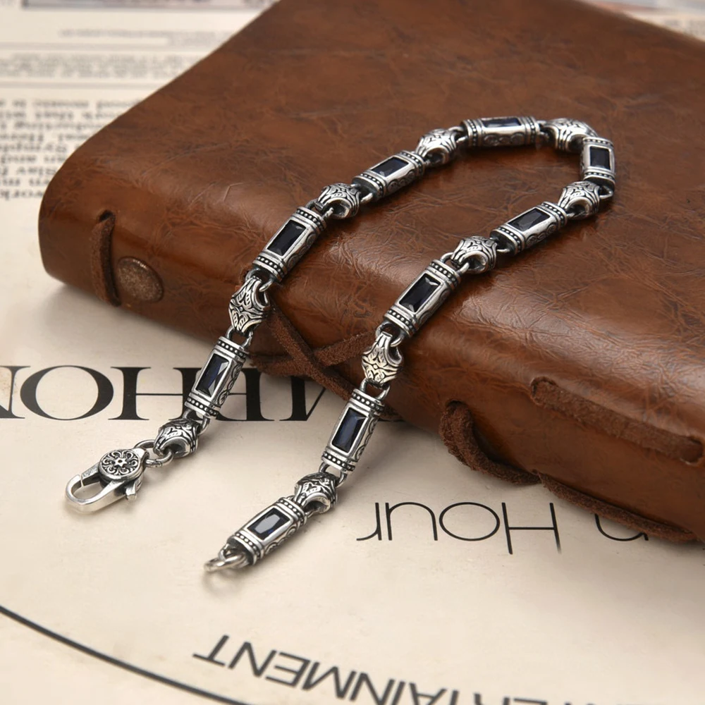Pulseira de Zircônia com Padrão Árabe em Estilo Turco MDUG (22 Cm)