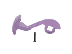 Mando Volante Gatillo Para Controle De Carro Rc Nb4, Adaptador De Controle Unimanual Ergonômico Roxo