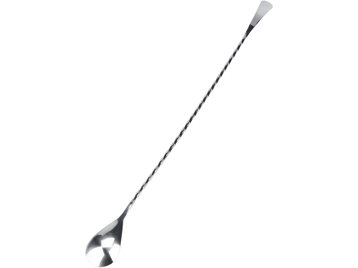 Colher De Bar Em Aço Inoxidável Com Garfo Para Mexer Coquetéis Misturador De Bebidas Mistas Gokoco