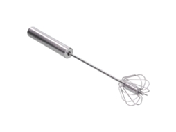 Batedor De Ovos Aço Inoxidável, 35cm, Misturador Manual Semiautomático, Ferramenta Cozinha Doméstica