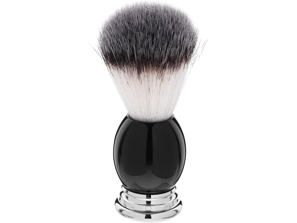 Pincel De Barbear Masculino Em Resina Que Levanta E Suaviza Os Pelos Faciais.