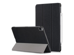 Capa dupla para iPad Air 2026-2020/Pro 11 com suporte para Caneta e Preta.