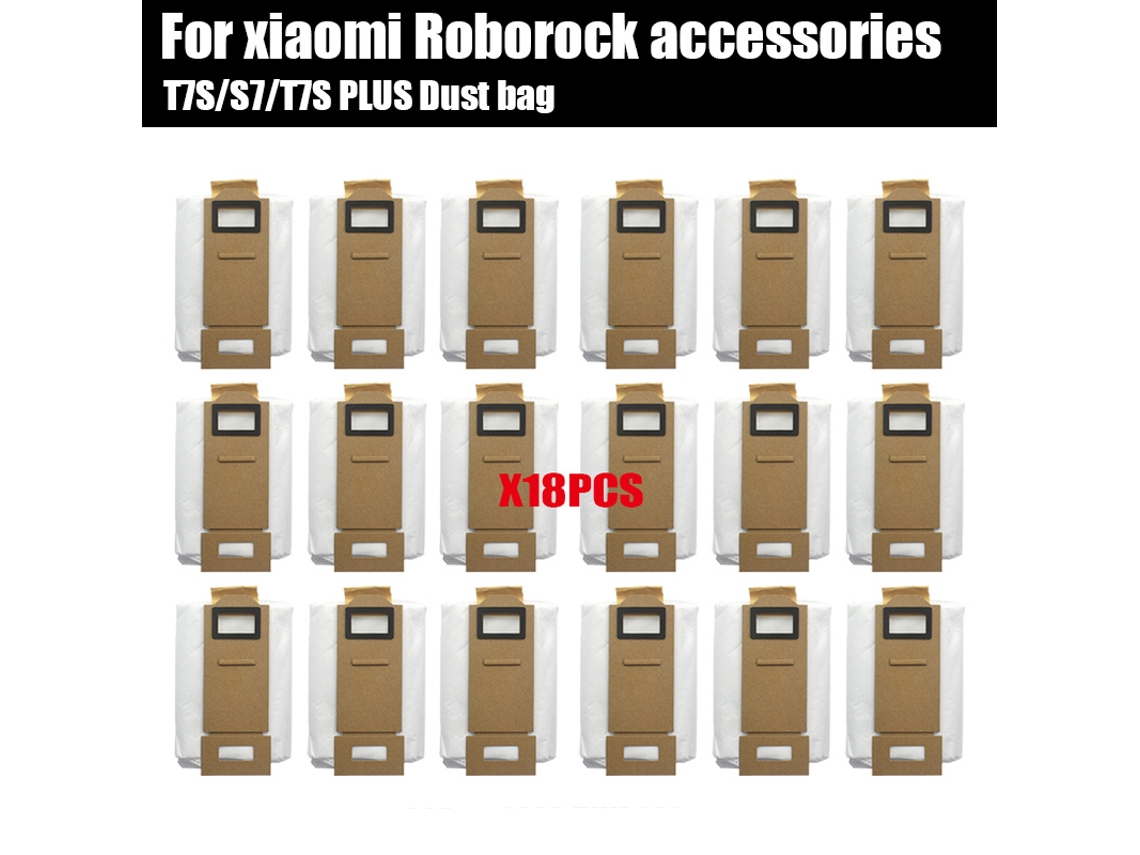 Para xiaomi roborock t7s t7spuls s7 aspirador de pó acessórios pro saco pó substituição casa robô peças reposição