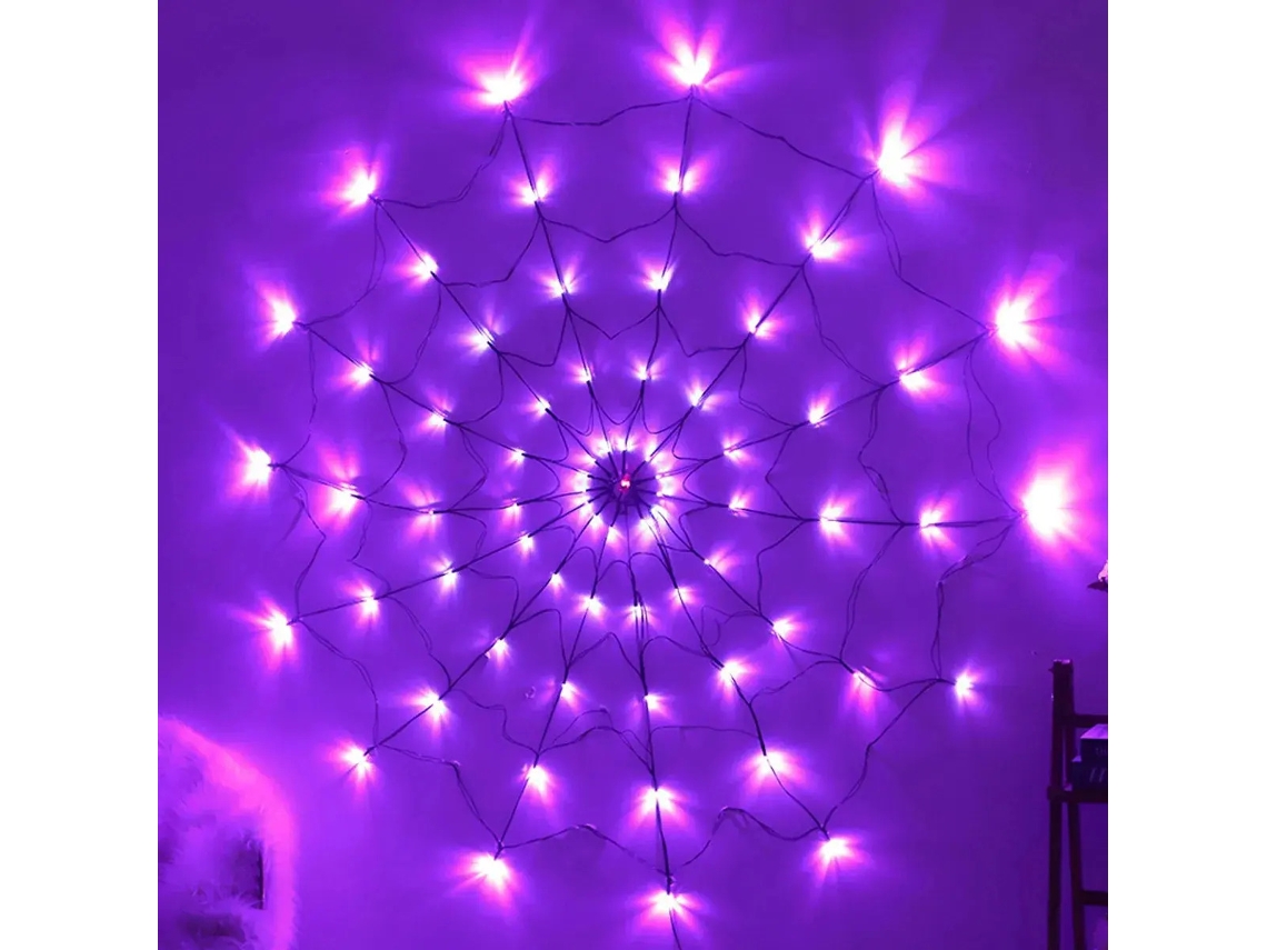 Halloween Aranha Teia String Lights, Lâmpada de . 4,5 V