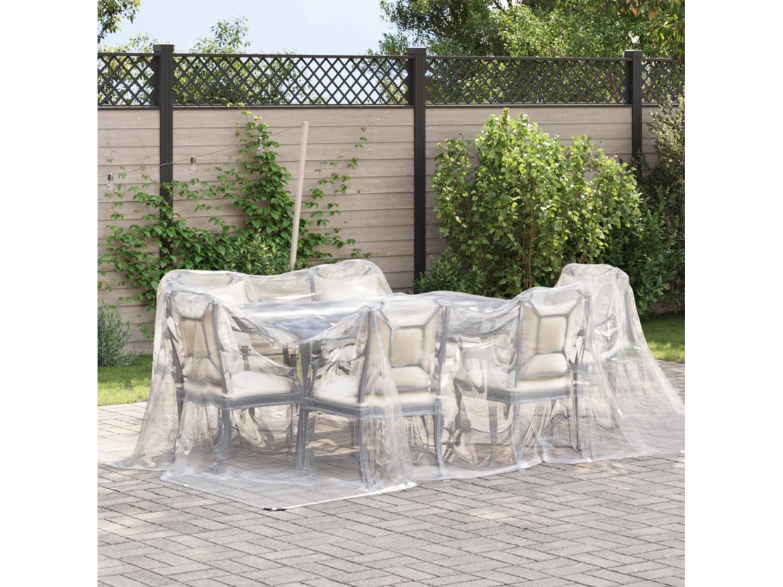 Vidaxl Lona Transparente 5 × 3,5 M Pe