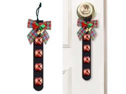 Decoração De Sino De Natal Com Porta E Laco Festivo