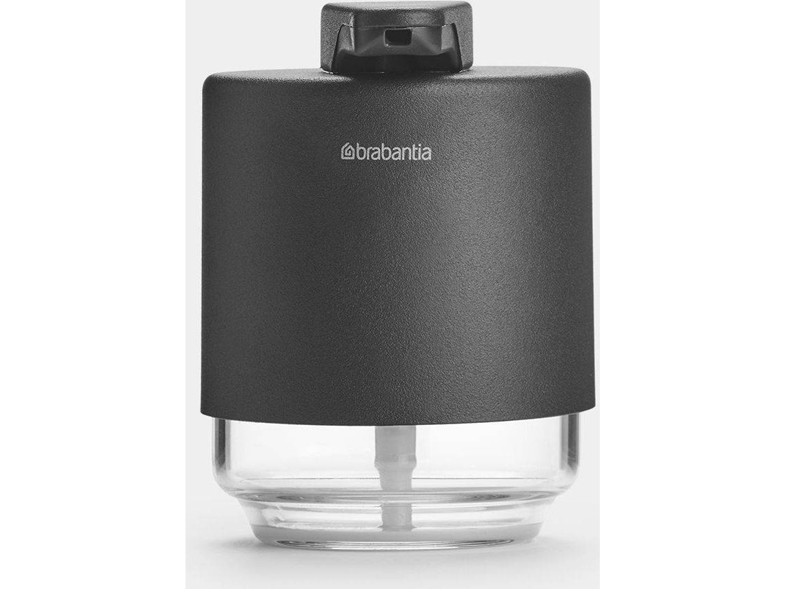 Doseador de Sabonete BRABANTIA Mindset Infinite Cinzento (Aço Inoxidável - 9,5x8x11 cm)