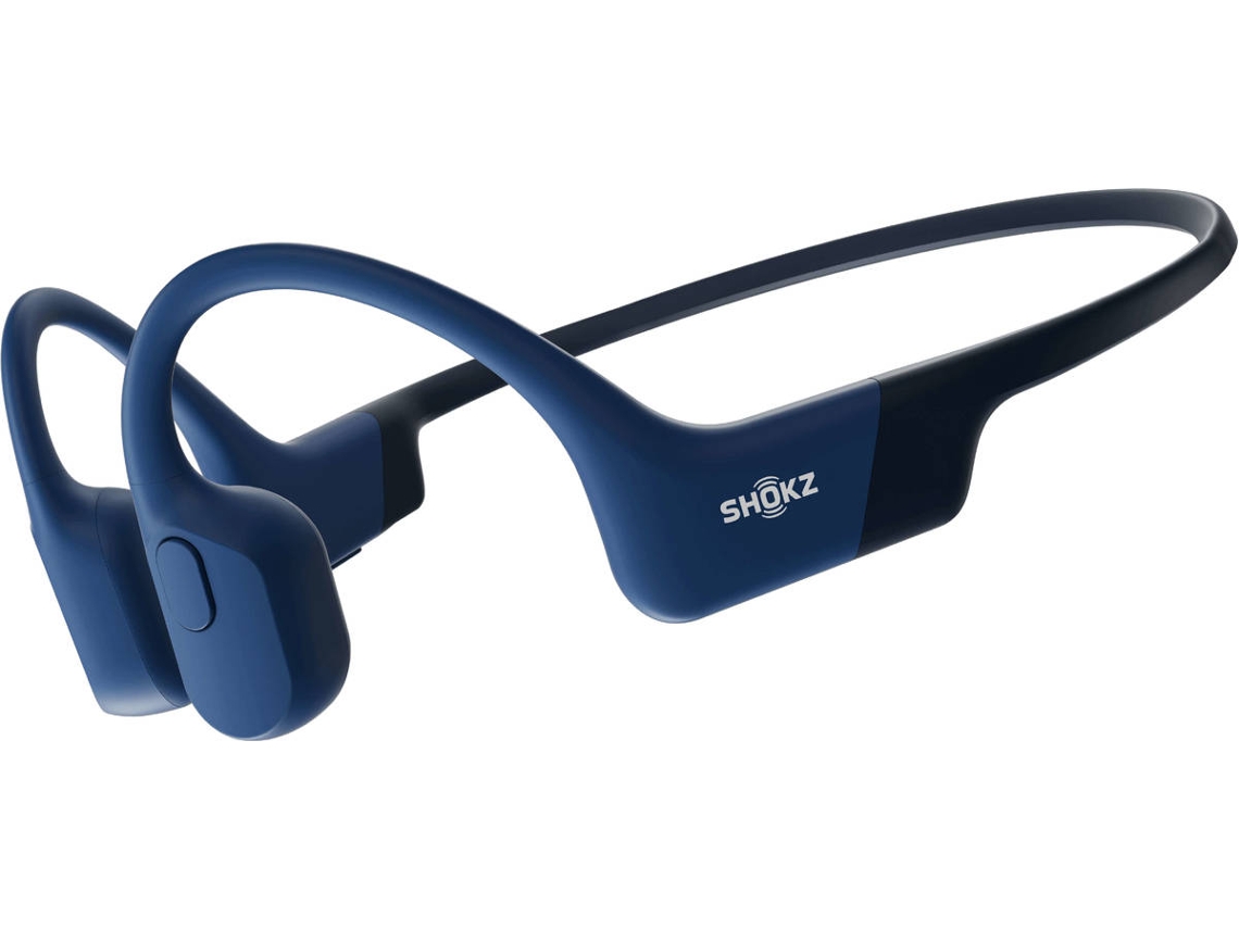 Auriculares Bluetooth Multipoint SHOKZ Openrun (Open Ear - Microfone - Azul)