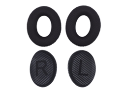 Oreleiras De Espuma De Memória Para Headset, Substituição Para Qc35 Qc25 Qc15 Qc2 Ae2, Preto