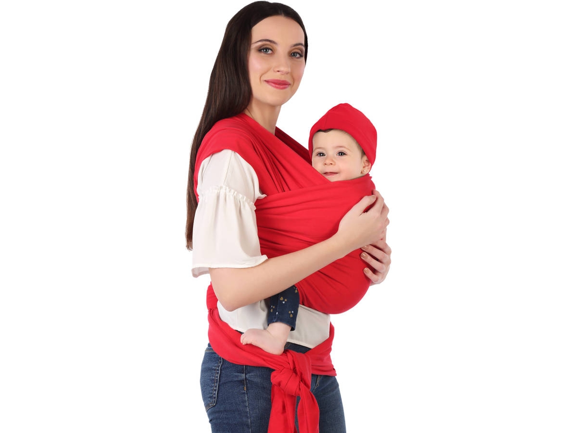 Porta-Bebés Algodão KIOKIDS Verlmelho