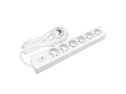 Extensão Eléctrica SELDUR G3Fu22B 3 Tomadas + Interrutor Usb A+C Carregamento Standard 12W Branco Cabo de 2M