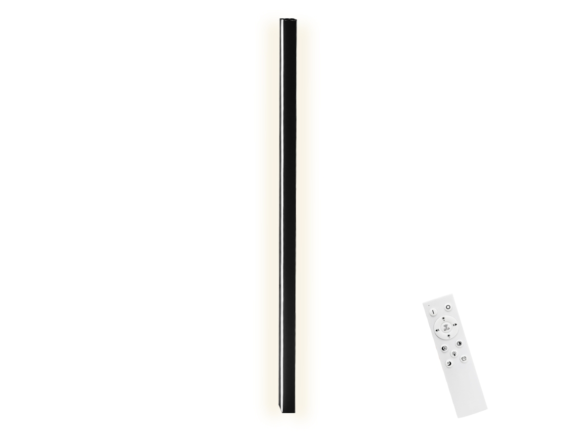 Nettlife Aplique Led Para Interior, Preto, Regulável, 100 Cm, Moderno, 15 W, Candeeiro De Corredor, Iluminação De Parede