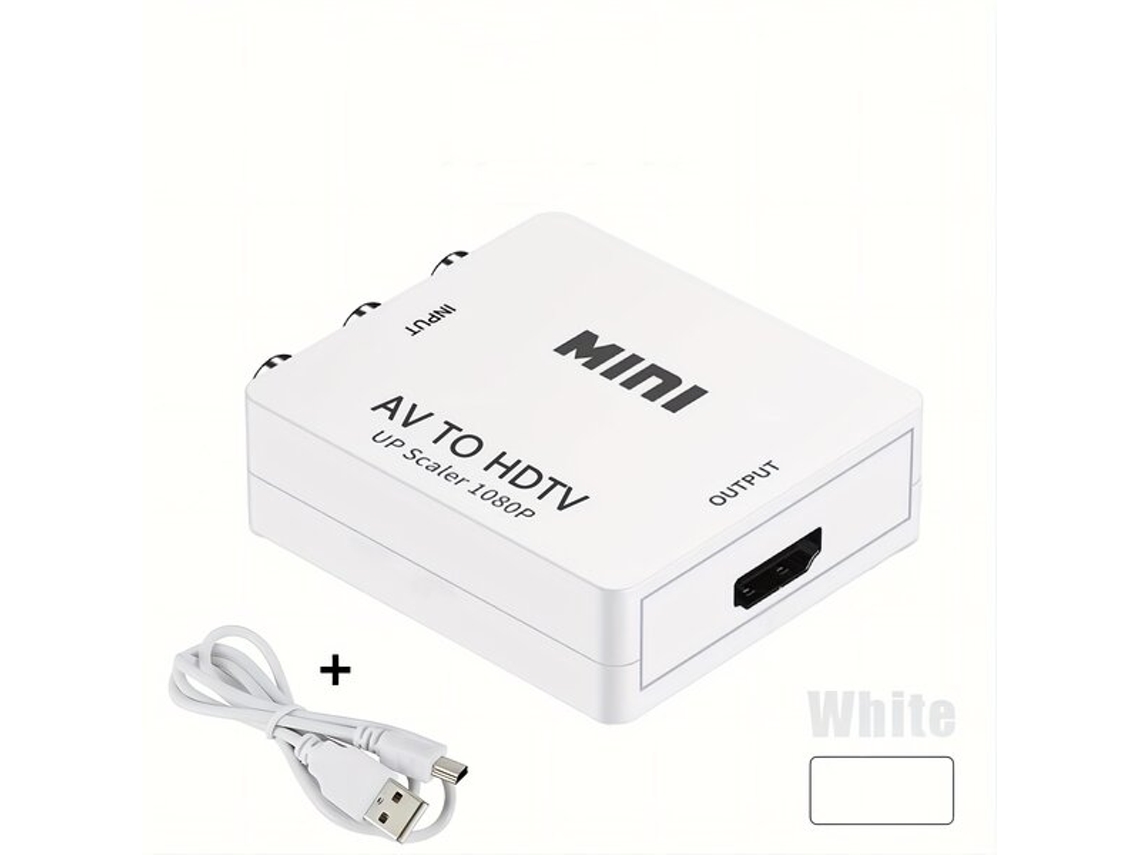 Conversor Rca Para Hdmi 1080p Com Cabo Usb. Tadvyyvayotoy