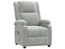Electric Recliner Chair, Electric Recliner Chairs Vidaxl Cinzeto Veludo