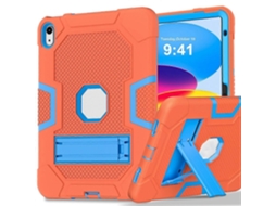 Capa Protetora De Silicone + Pc Com Robô Em Cores Contrastantes Para Ipad 2025/2022, Compatível Com Ipad De 10ª Geração (10,9 Polegadas) De 2022.