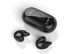 Auriculares De Condução Óssea Bluetooth 5.3 Design Aberto Som Hi-fi Som Estéreo Microfone Para Chamadas Lurelia