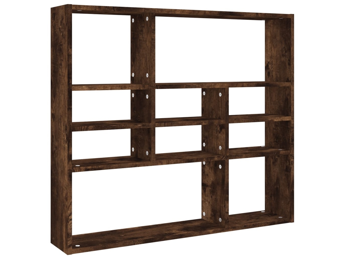 Wall Shelf, Wall Shelves Vidaxl Marrom Madeira Processada (n/a)