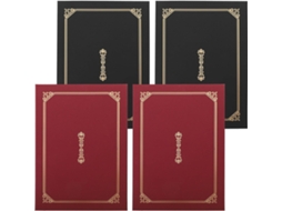 Hemoton Capas De Certificado Práticas Para Diplomas E Preços Lote De 4 Em Papel A4 Design Clássico E Simples