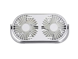 Ventilador Mesa Duplo 3 Cabeças 360° Giratório Branco Yizhood
