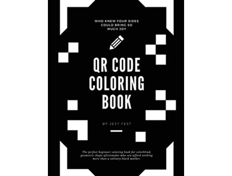 Livro QR Code Coloring Book Squares and No Other Shapes de Jest Fest (Inglês)