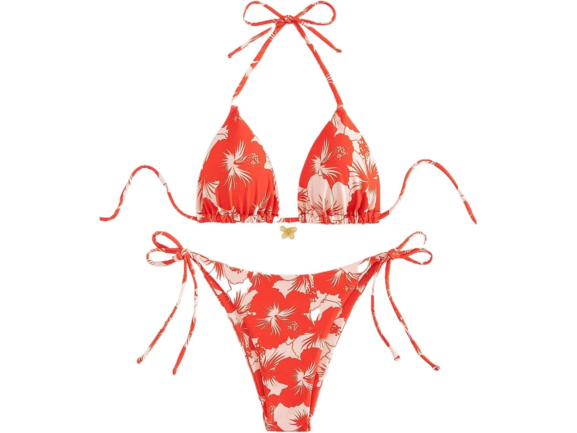 Maiô de Estampa Floral, Modelo Push up SFUSHOS