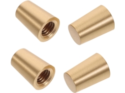 Nuobesty Conjunto De 4 Pés Para Tábua Corte Com Suporte Estável Antiderrapante Em Latão Ornamentos E Utensílios Cozinha