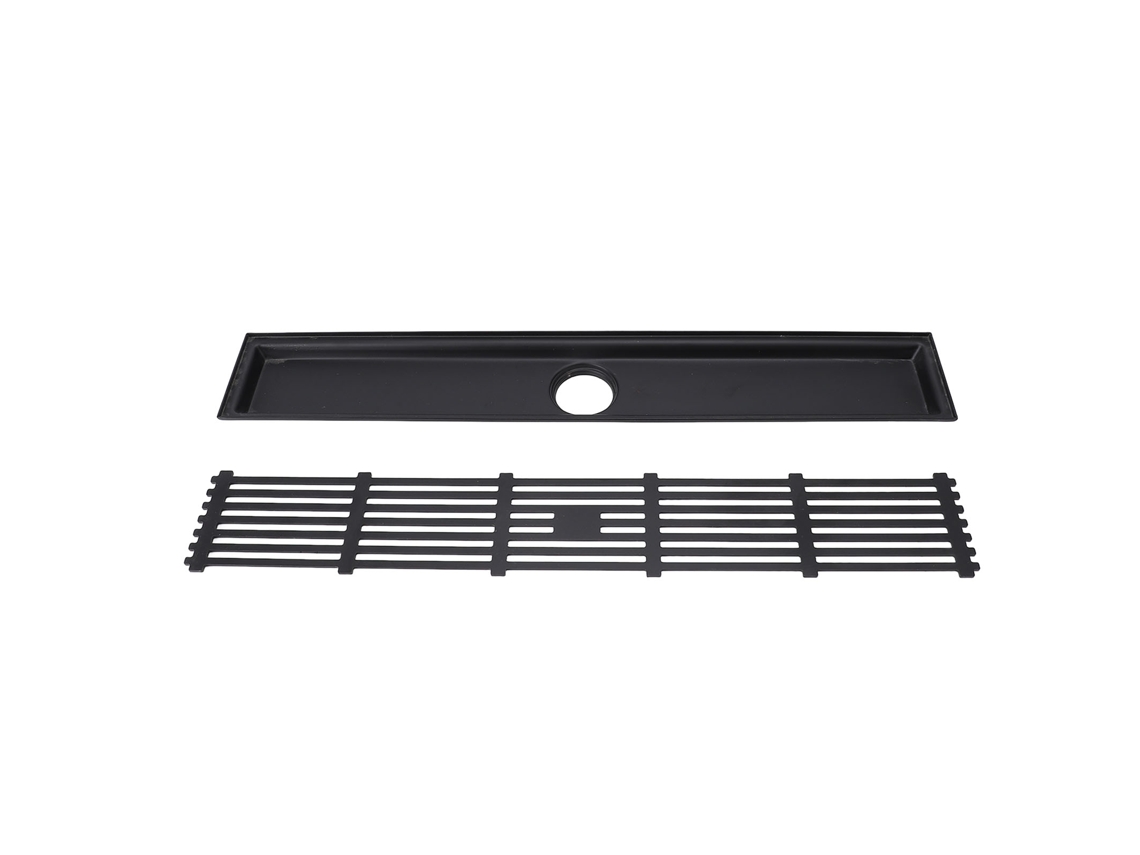 Ralo Linear de Chuveiro Aço Inox 304 50cm com Grade Anti odor para Banheiro com S/MARCA